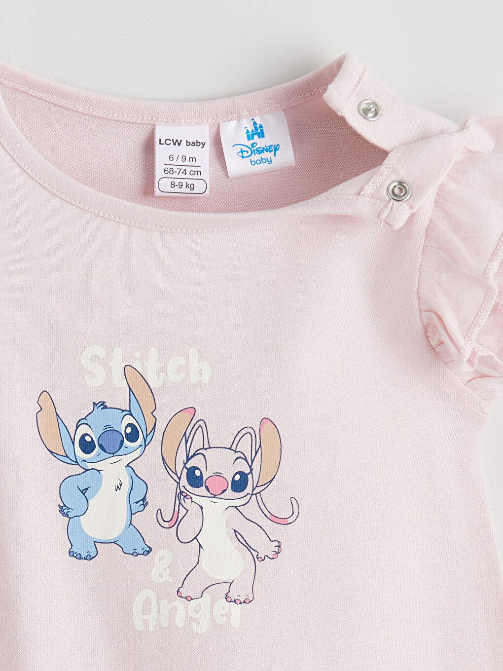 Dvodelni nabrani kombinezon za devojčice.-5