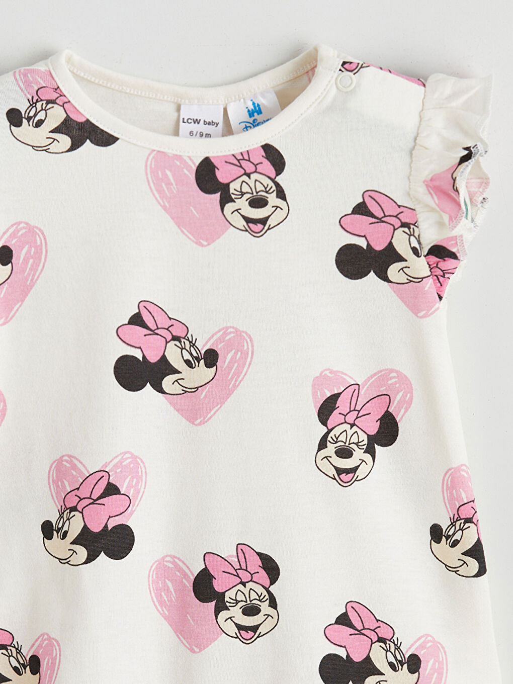 Dvodelni nabrani kombinezon za devojčice.-8