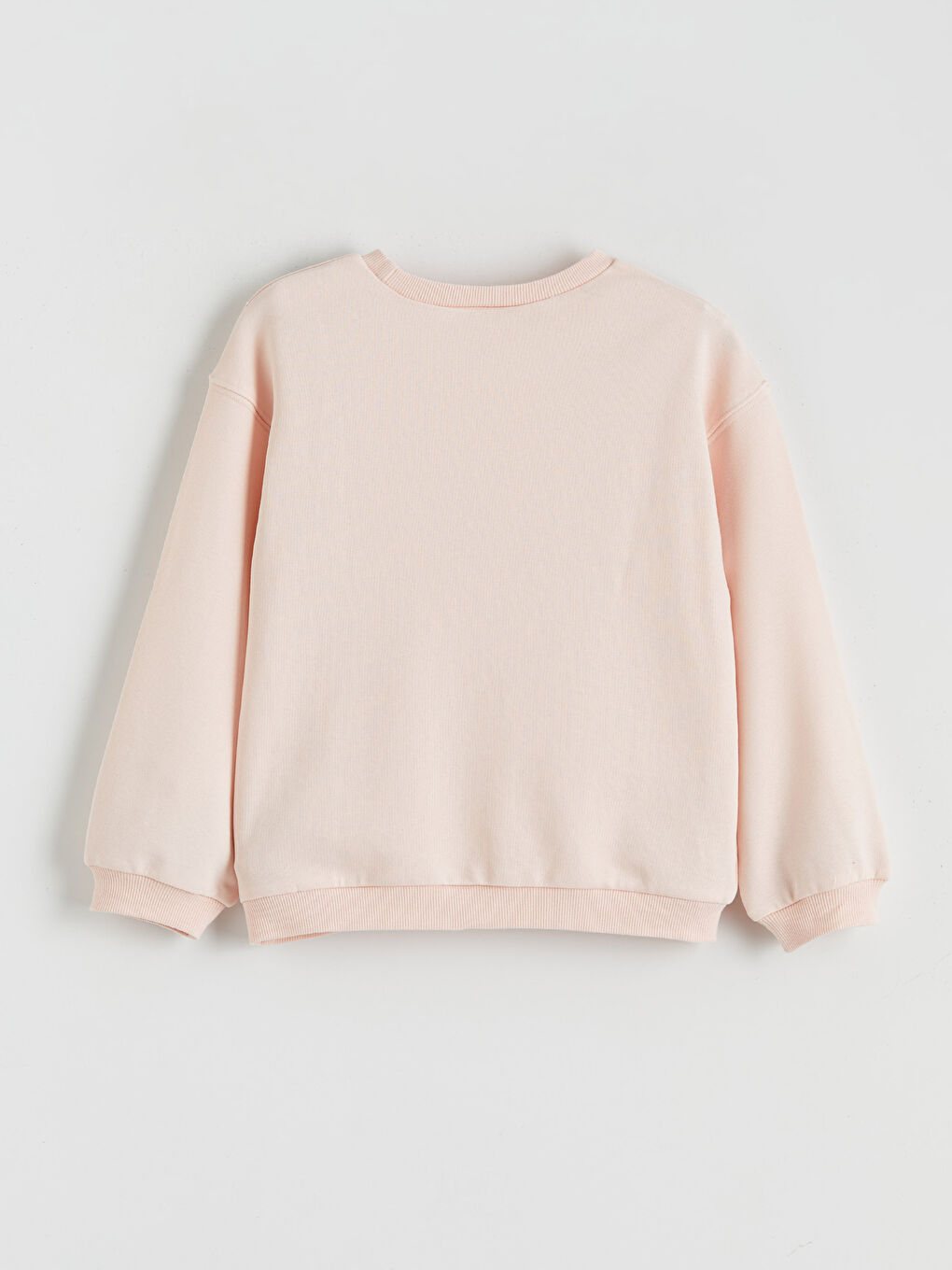 Crew Neck Printed Girls' Sweatshirt-1