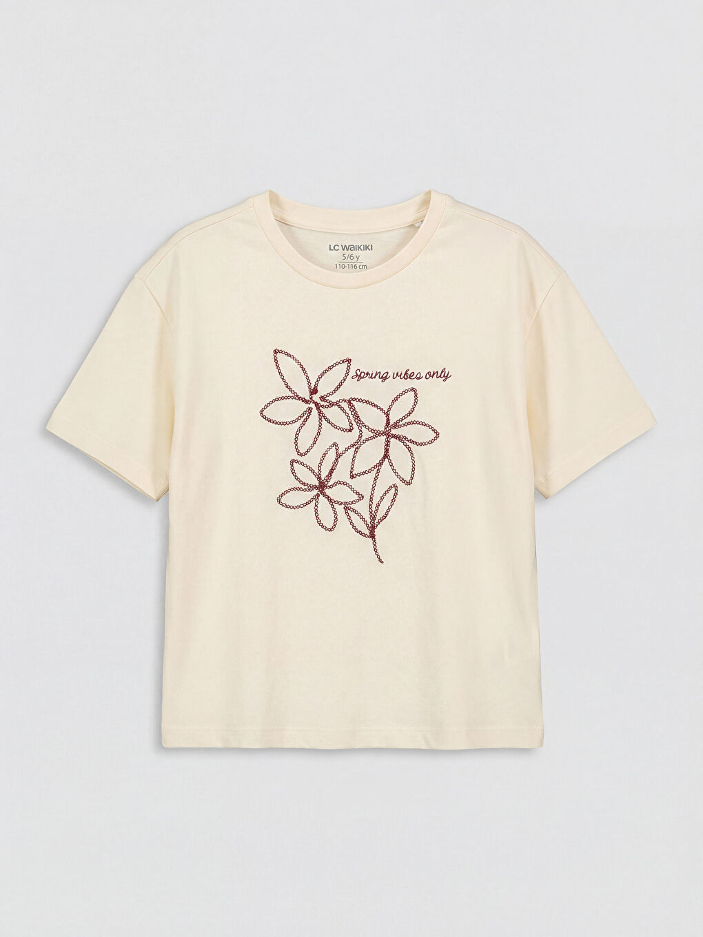 Floral Girls' T-Shirt and Pants-1