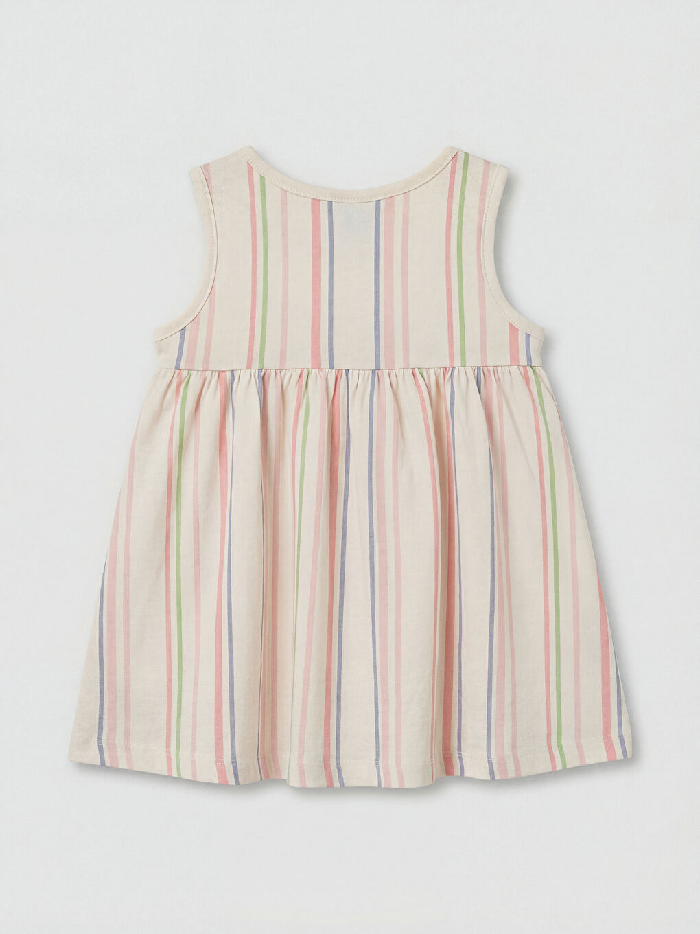 Mercan Fırfırlı Kız Bebek Elbise 3'lü-6