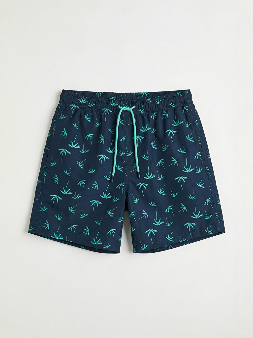 Short Printed Men's Swimming Shorts-4