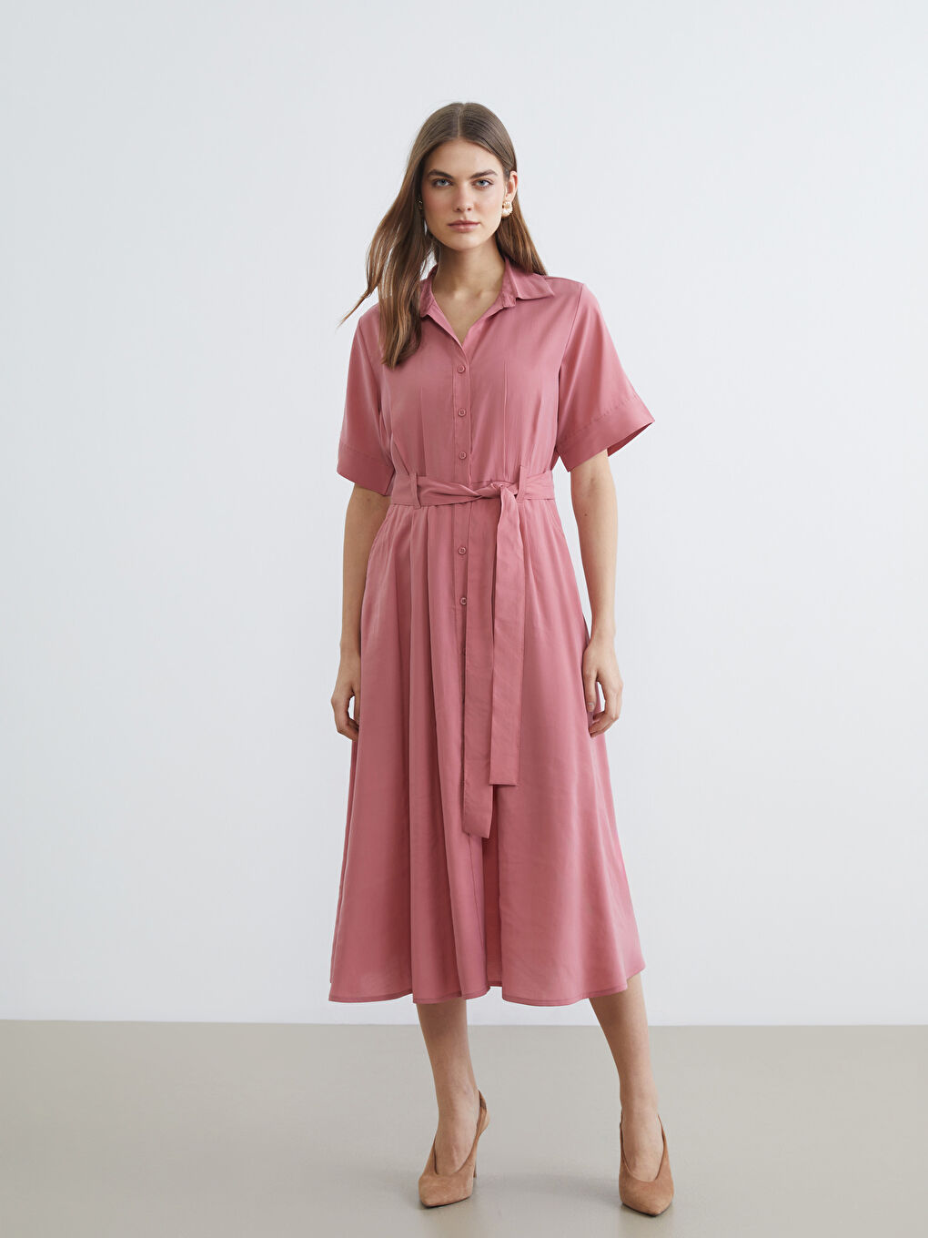 Robe de chemise ROSE Femme-1