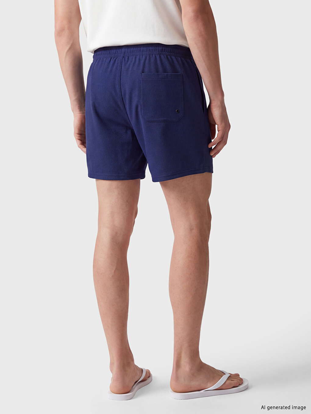 Short Length Men's Swimming Shorts-3