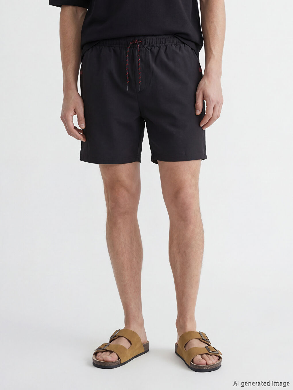 Ерлер қара Жүзуге арналған шорты-1