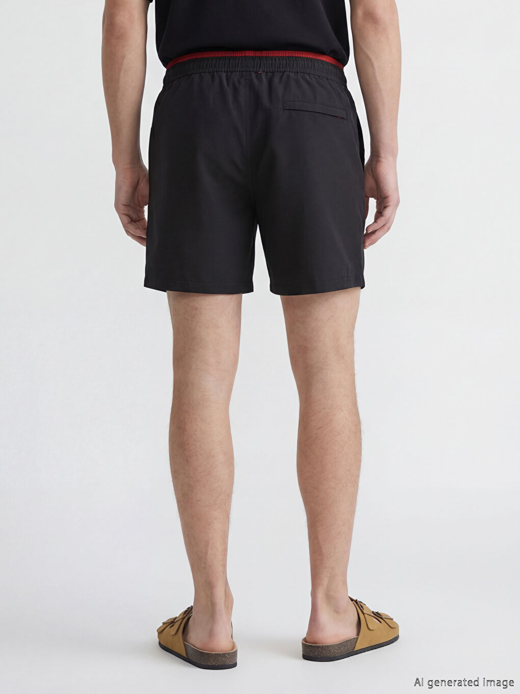 Ерлер қара Жүзуге арналған шорты-2