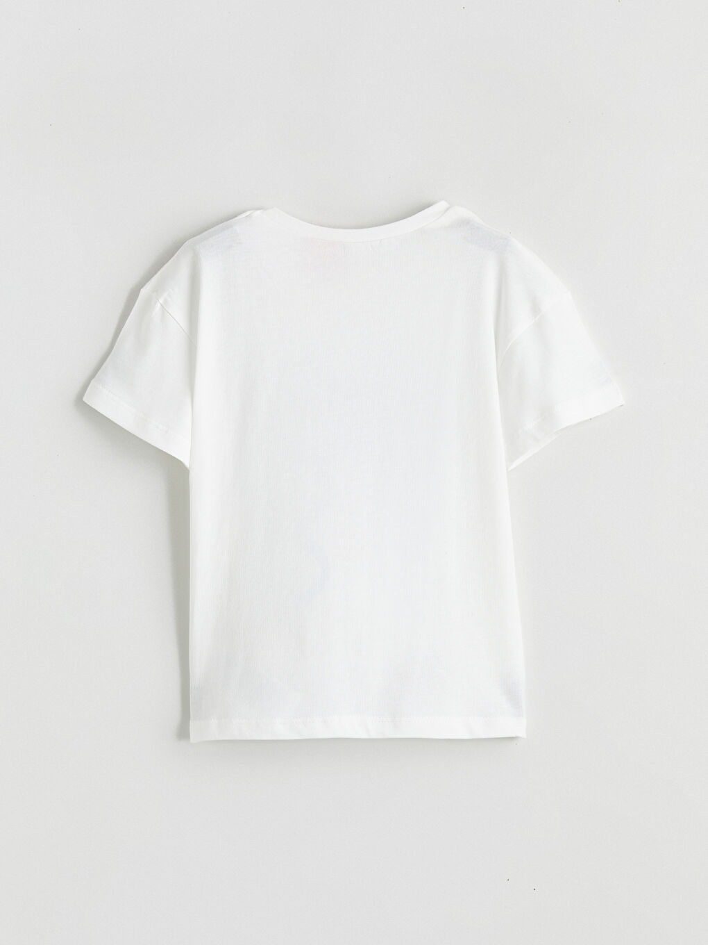 Crew Neck Barbie Printed Girls' T-Shirt-2