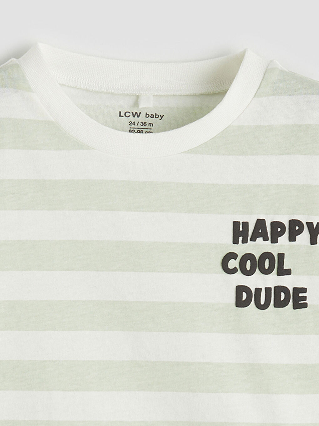 Ekru Bisiklet Yaka Baskılı Erkek Bebek Çıtçıtlı Body-2