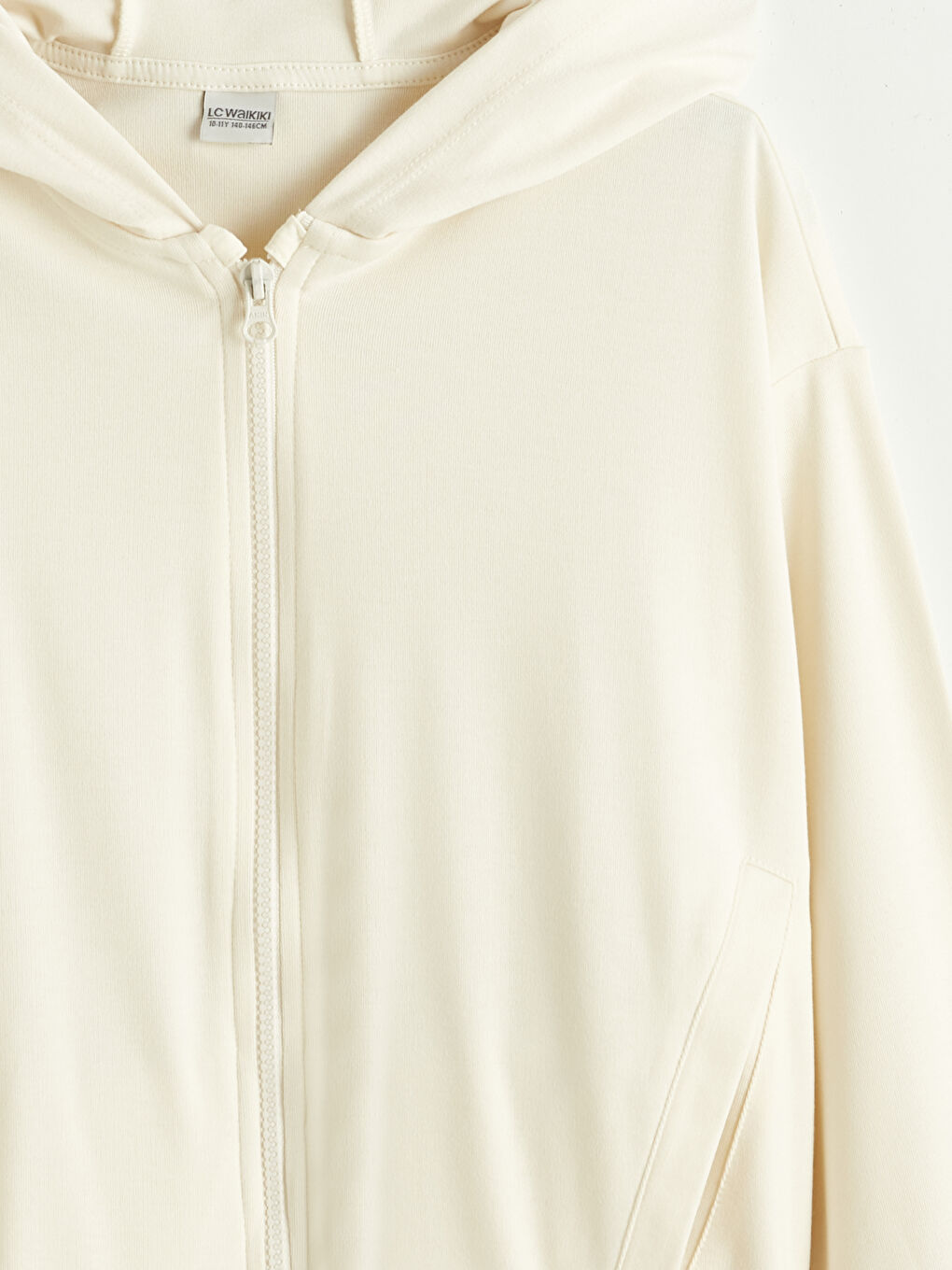 سويت شيرت بسحاب طوبي مصفر فتاة-2