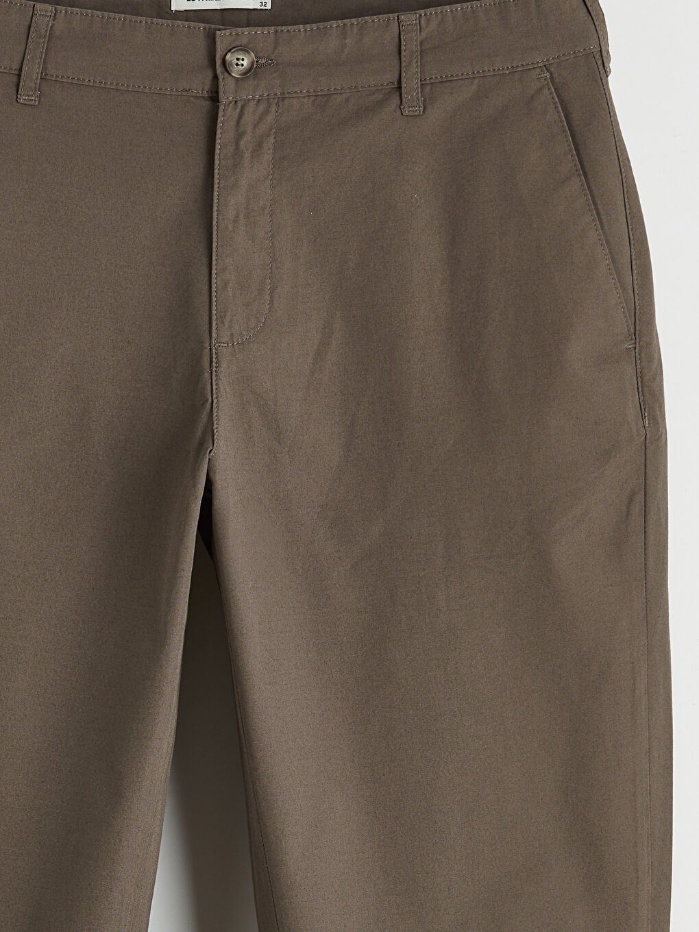 Kahverengi Rahat Kalıp Erkek Chino Pantolon-2