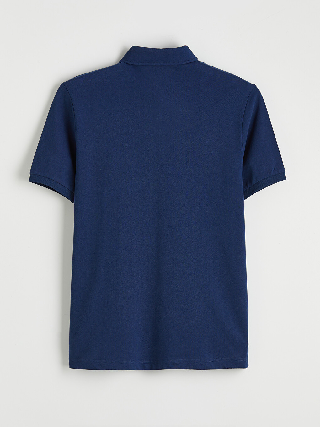 Lacivert Polo Yaka Pike Erkek Tişört-5