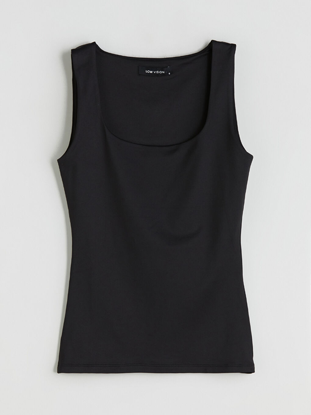 Женщины Черный Майка-4