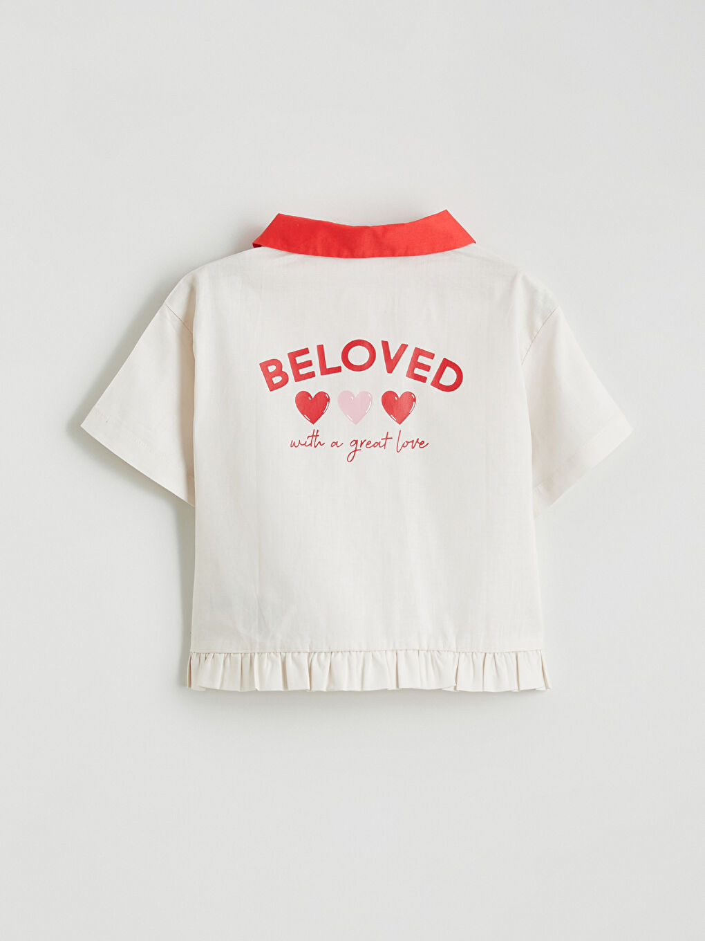 Back Printed Girls' Shirt-3