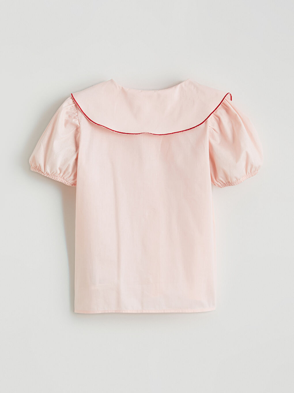 Dečija majica sa Peter Pan kragnom za devojčice-2