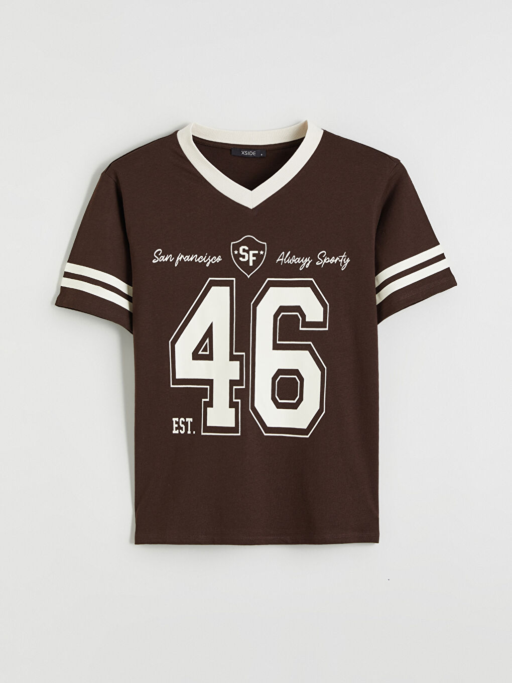 تیشێرت قاوه‌یی ژن-4