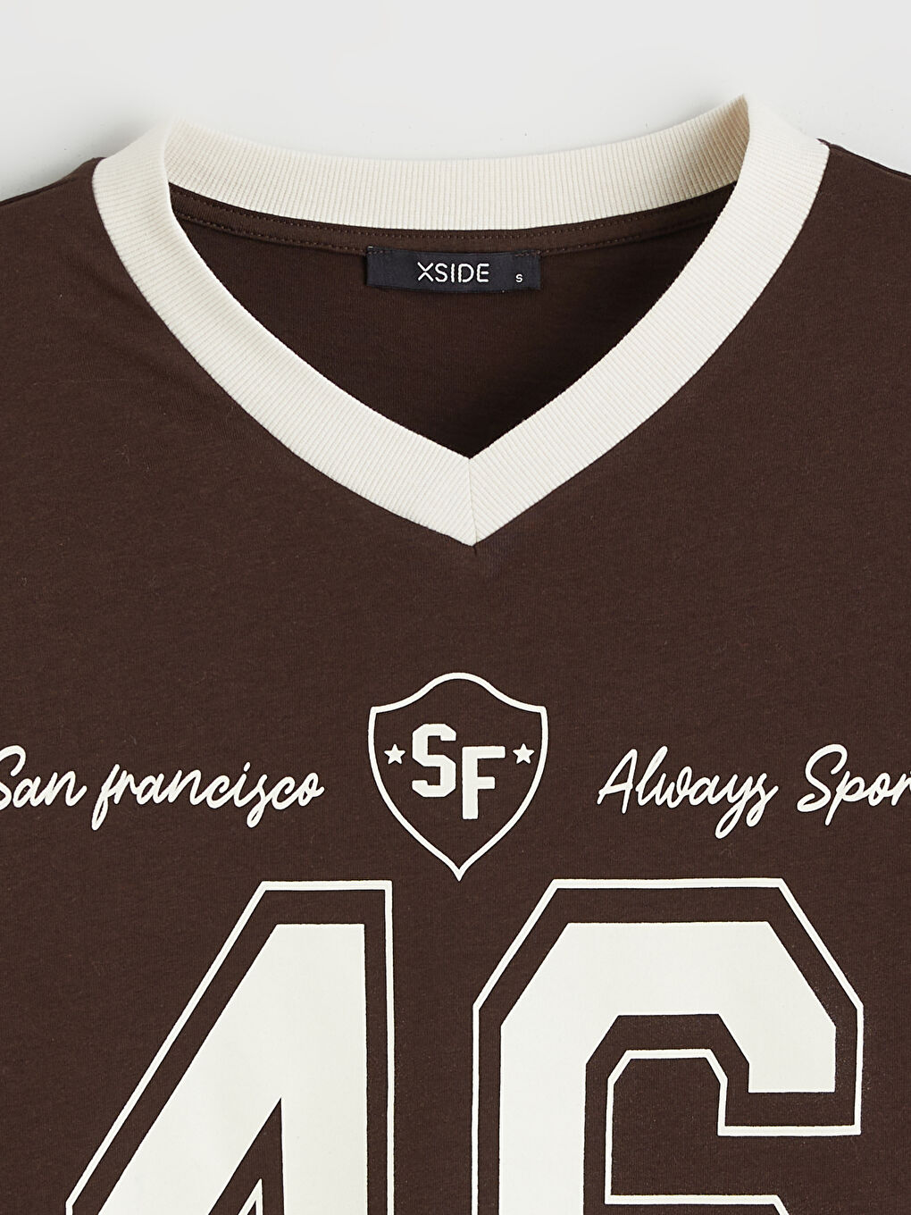 تیشێرت قاوه‌یی ژن-5