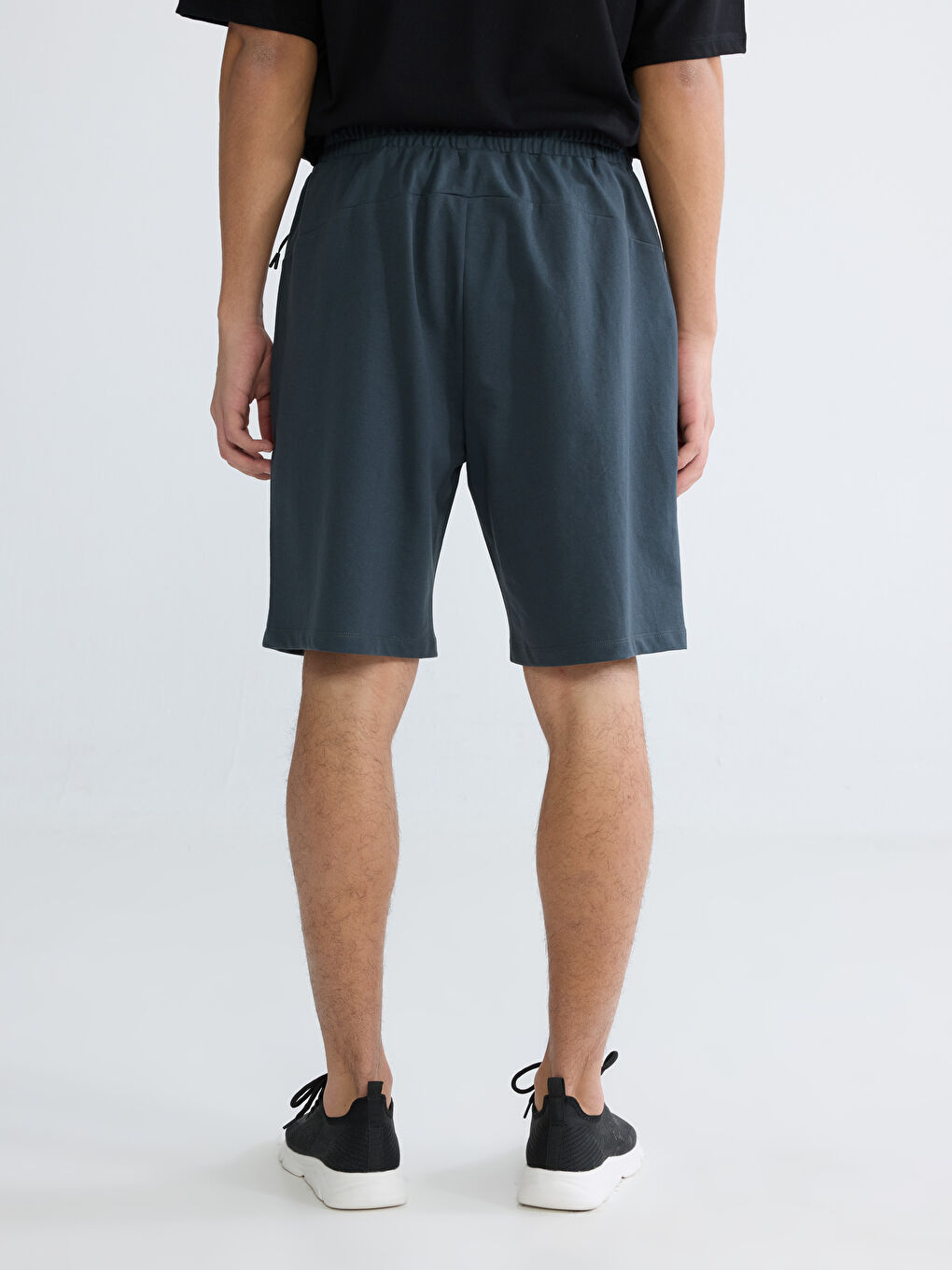 Slim Fit Erkek Spor Şort-3