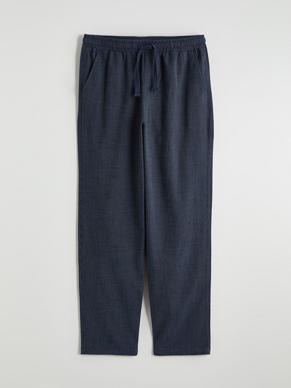 Брюки для мужчин свободного кроя с эффектом льна-4