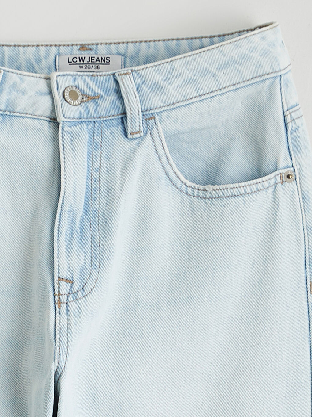 Женщины Индиго Джинсы-5