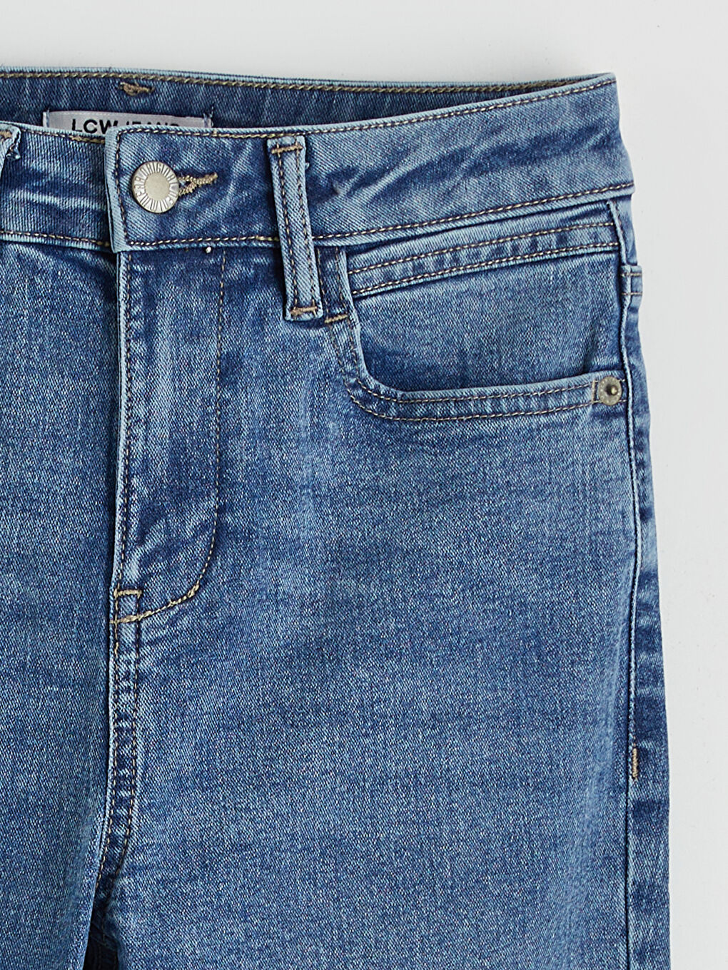 Γυναικείο παντελόνι τζιν με καμπάνα-5