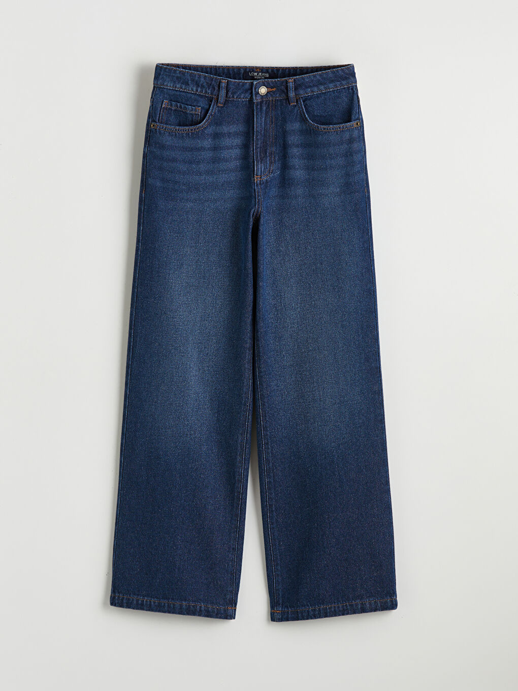 Женские джинсы широкого кроя-4