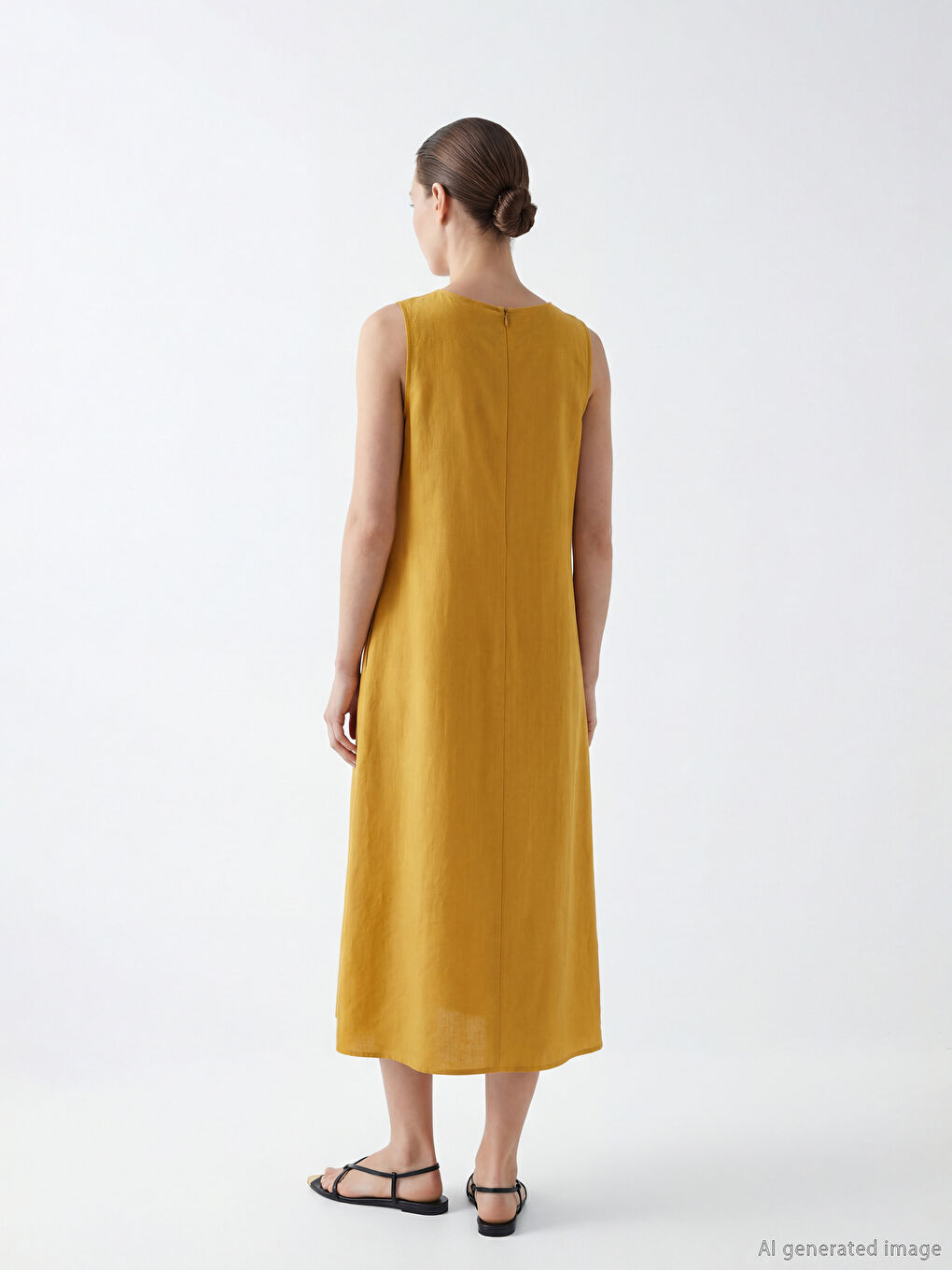Woman YELLOW Dress-1