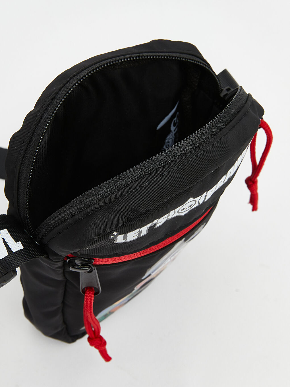 Siyah Brawl Stars Baskılı Erkek Çocuk Çapraz Çanta-2