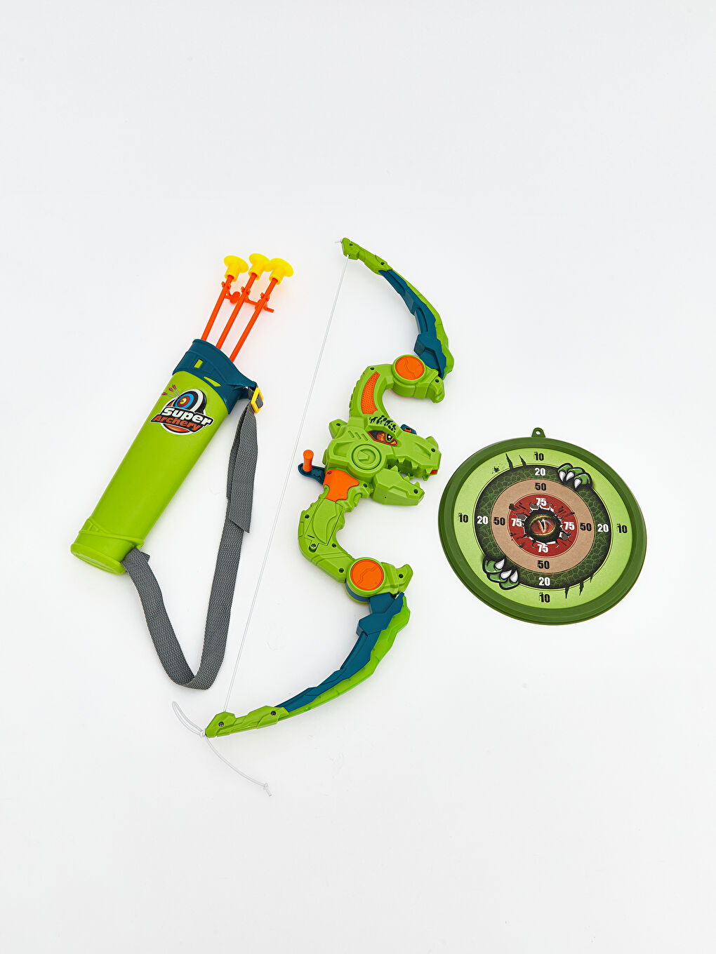 Dinozor Figürlü Oyuncak Ok ve Yay Seti-1