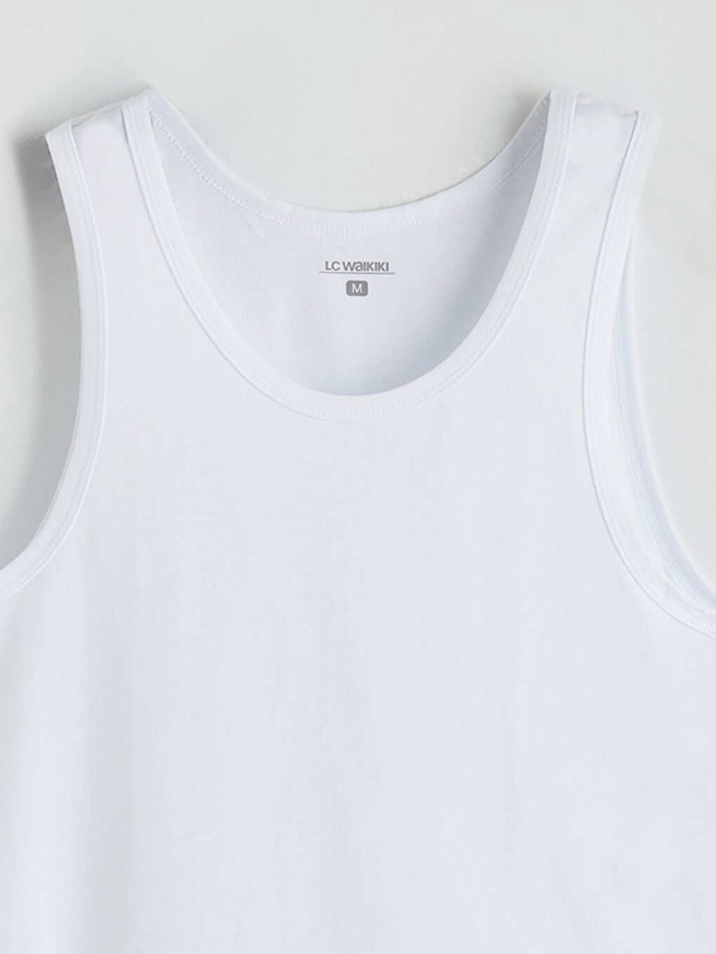 Gri U Yaka Penye Erkek Atlet 3'lü-2