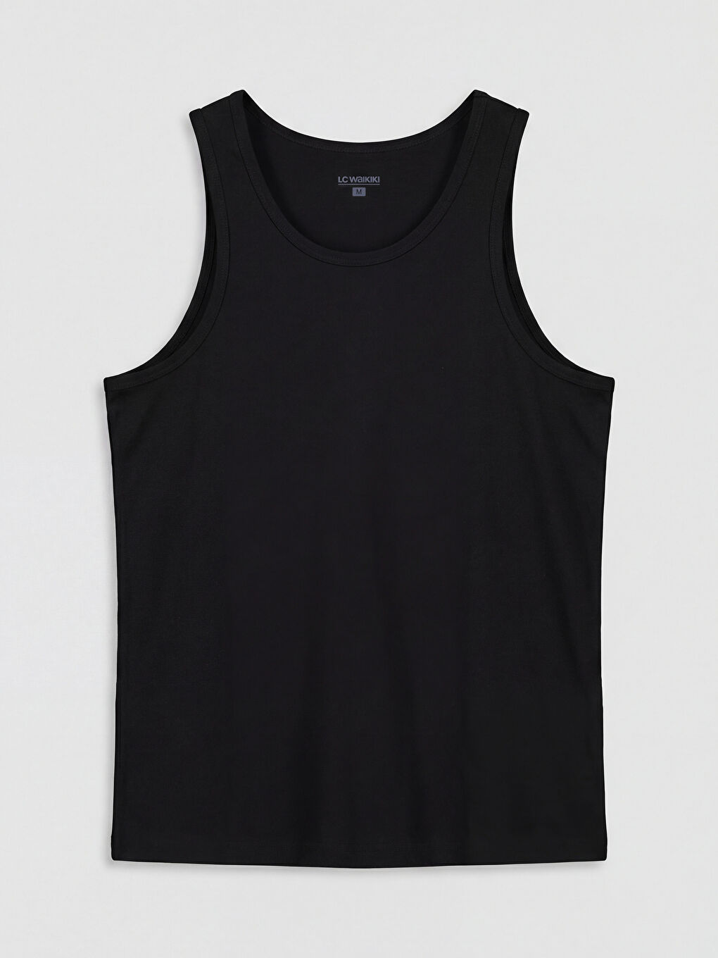 Siyah U Yaka Penye Erkek Atlet-4