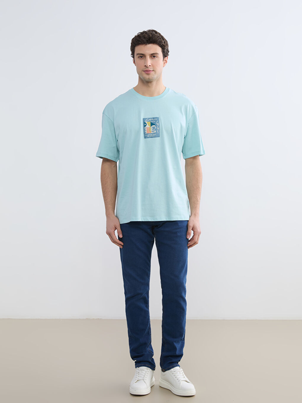 Man TURQUOISE T-Shirt-1