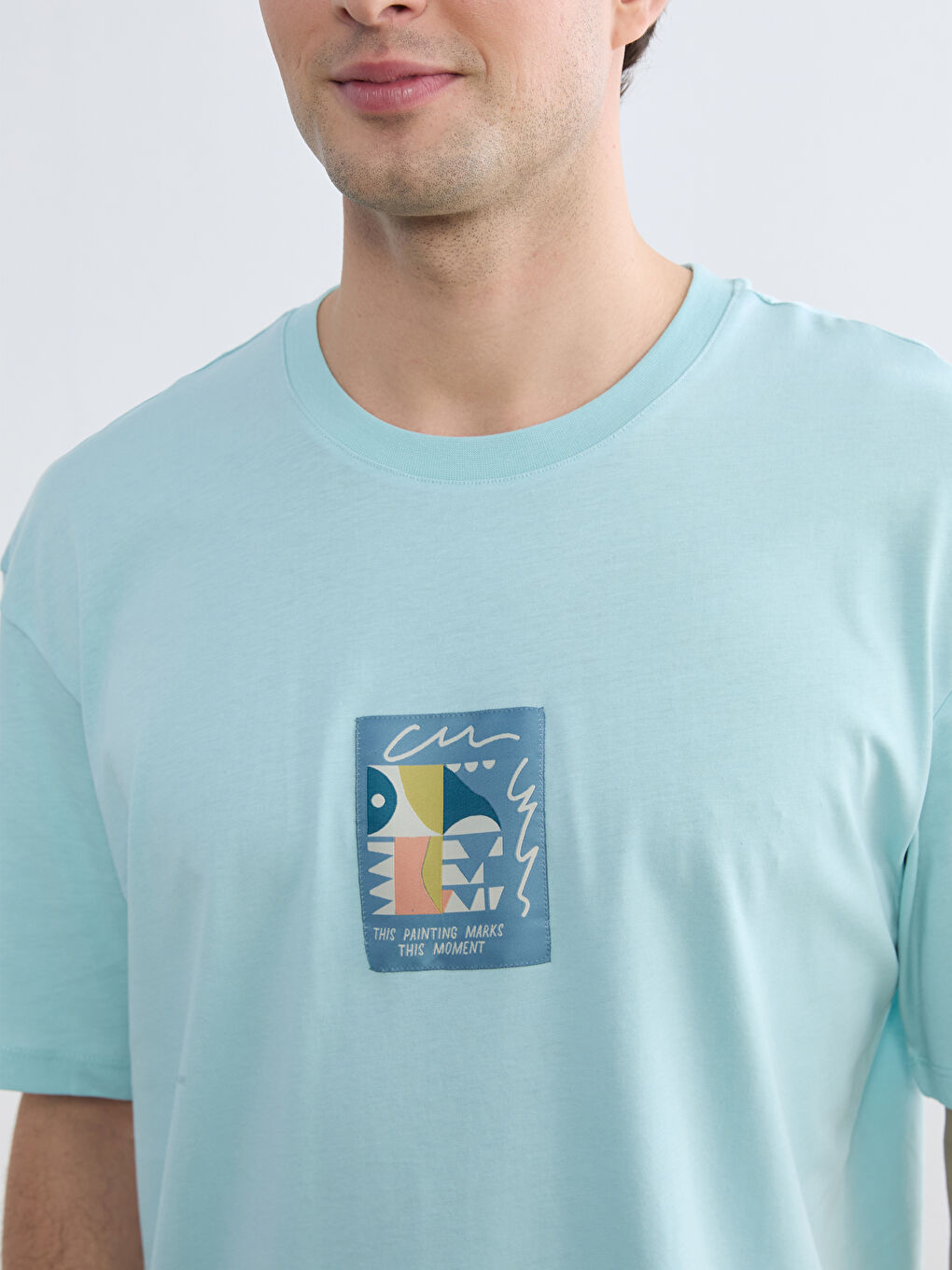 Man TURQUOISE T-Shirt-2