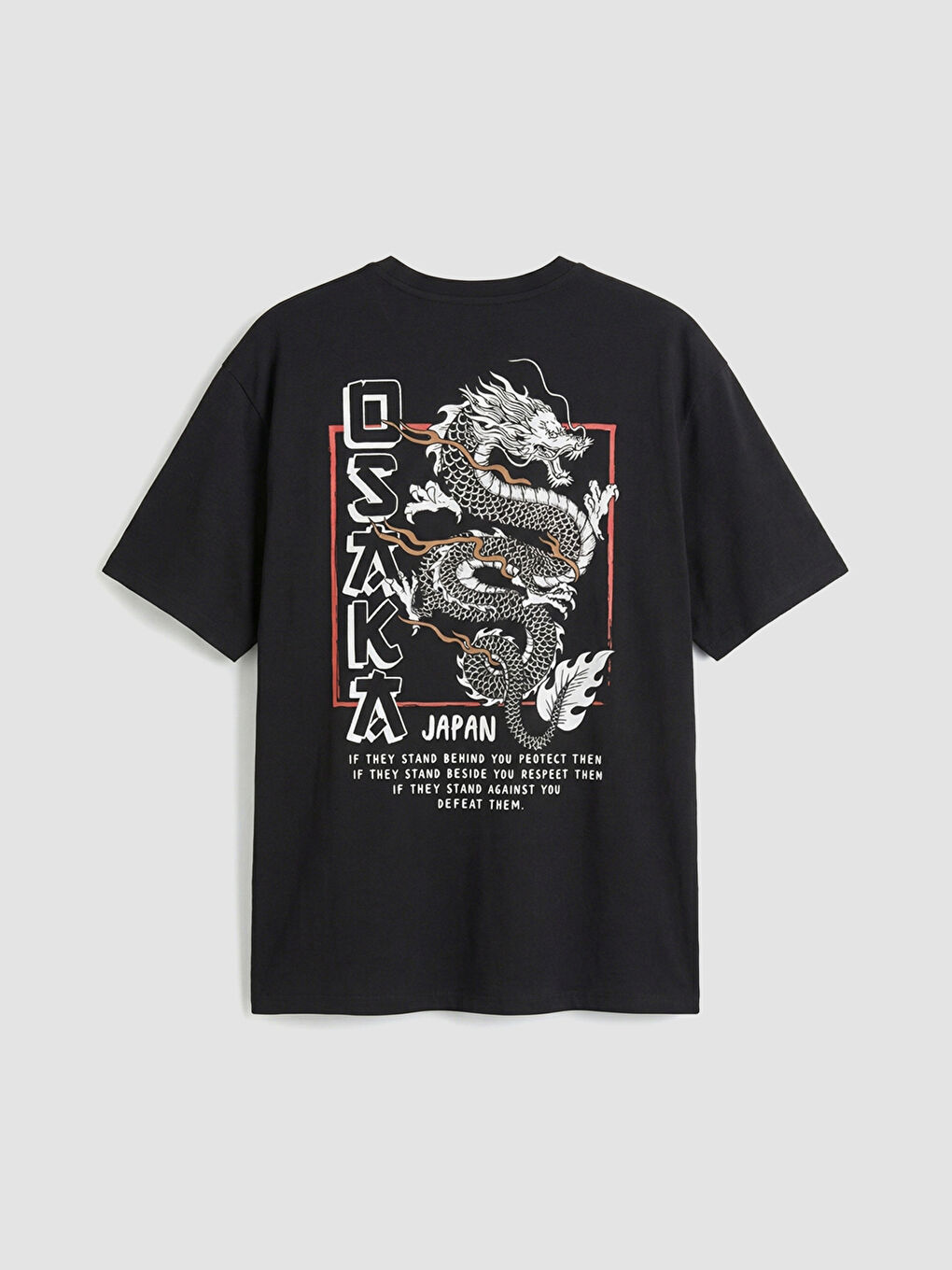 Osaka Print Crew Neck Men's T-Shirt-6