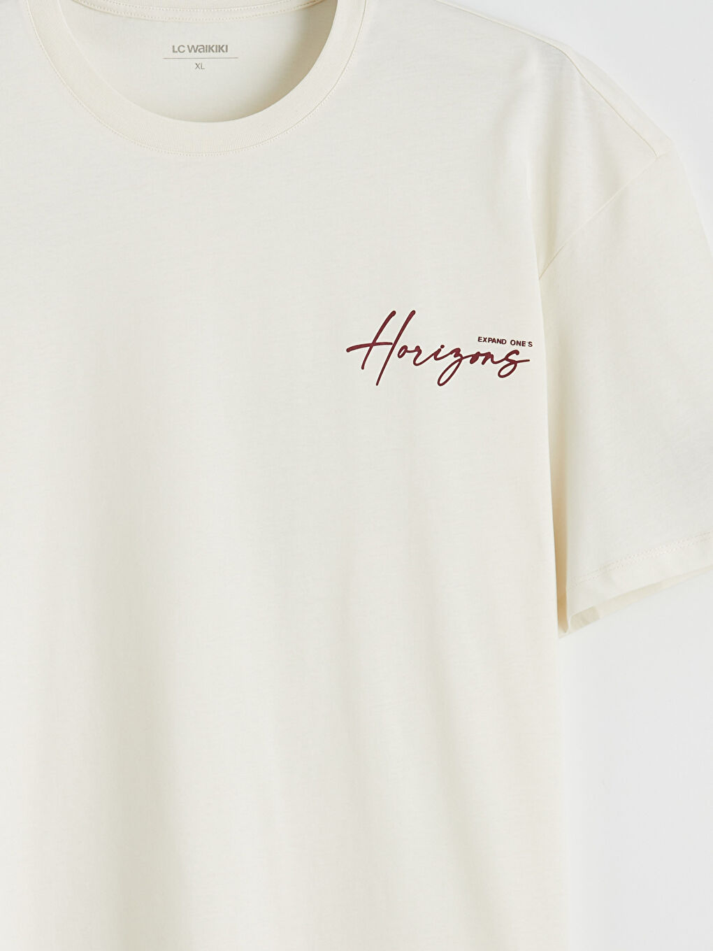 Oversized crew neck printed jersey men's t-shirt-3