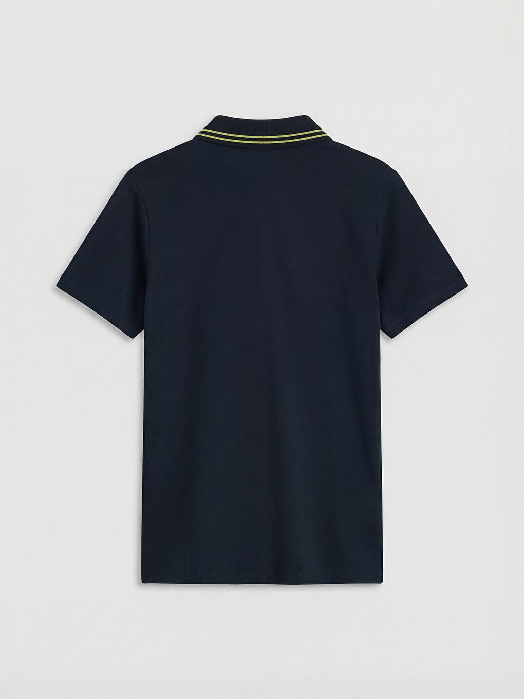 Lacivert Polo Yaka Fenerbahçe Baskılı Erkek Çocuk Tişört-1