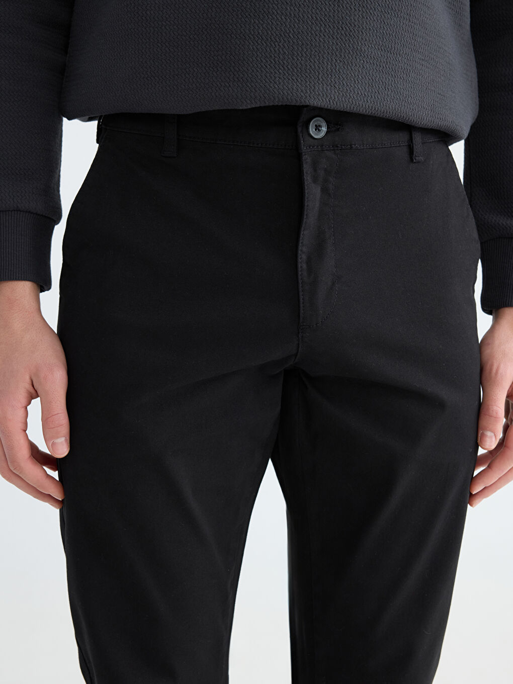 Екстра Слим Мъжки Чино Панталони-2