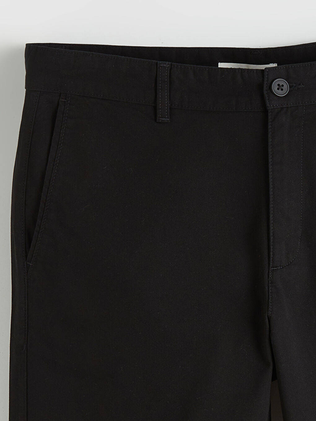 Siyah Standart Kalıp Erkek Şort-5