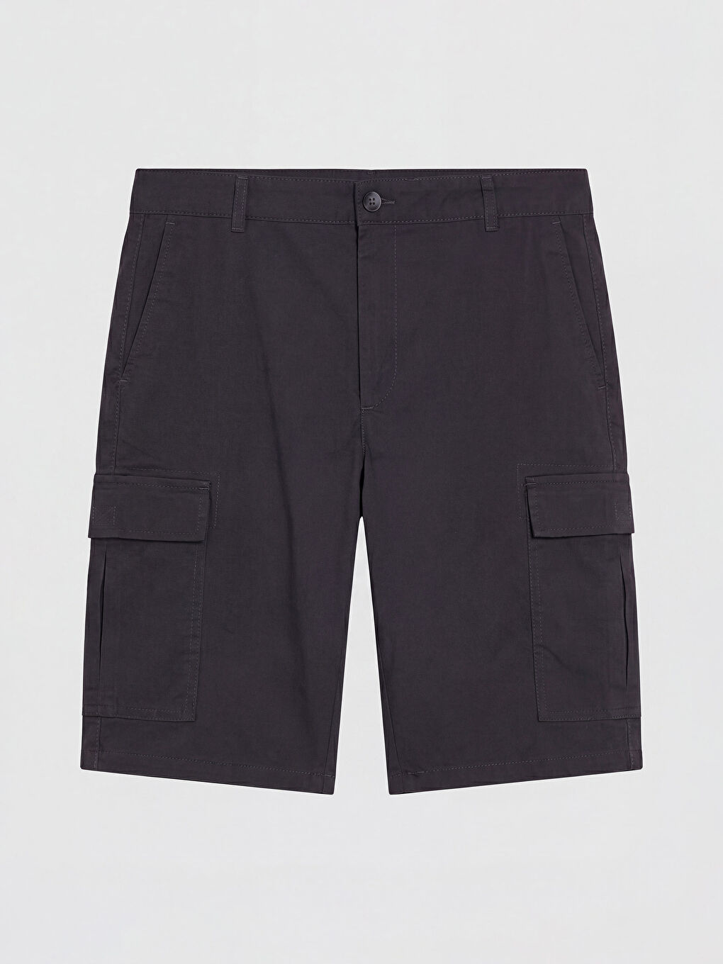 Antrasit Loose Fit Erkek Kargo Şort