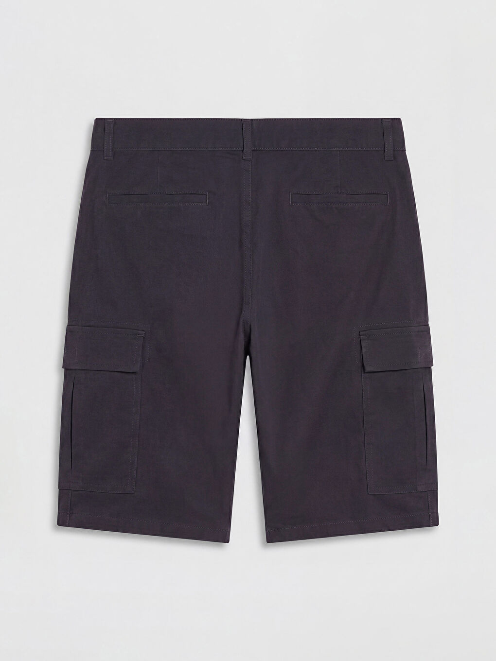 Antrasit Loose Fit Erkek Kargo Şort-1