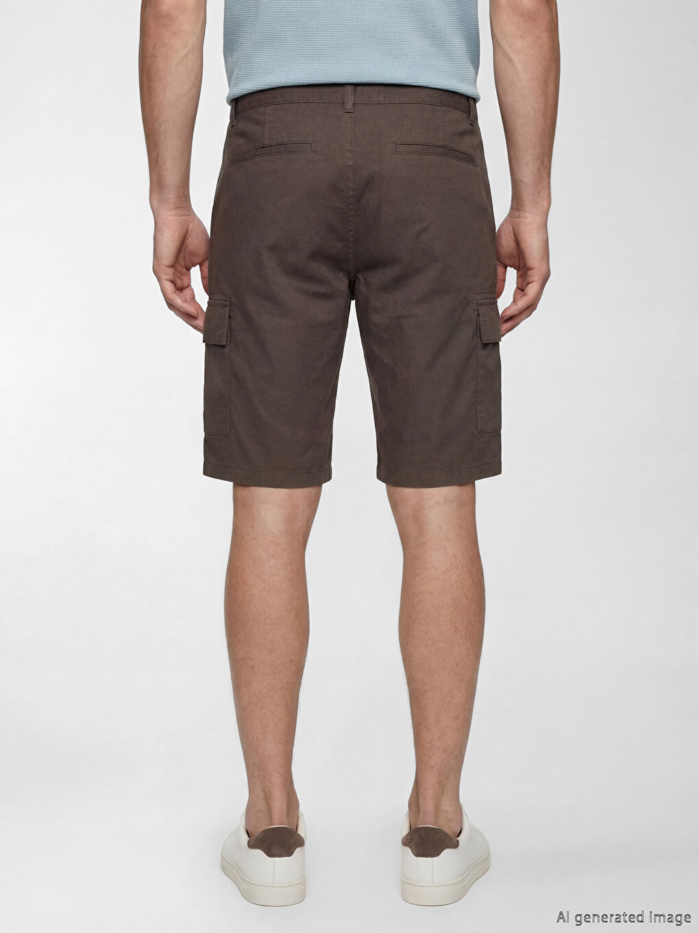 Locker geschnittene Cargo-Shorts für Herren-3