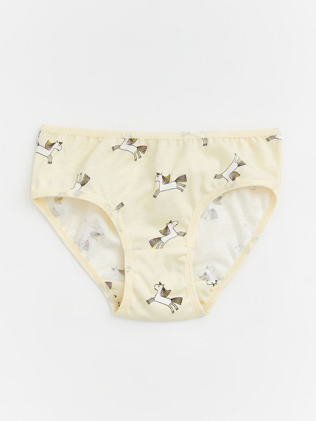 Sarı Kız Çocuk Desenli Külot