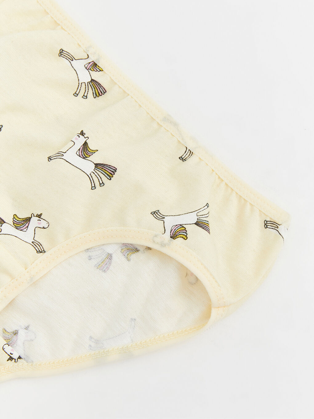 Sarı Kız Çocuk Desenli Külot-1