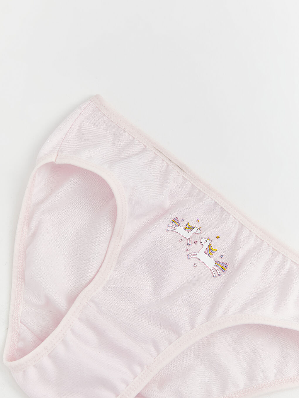 Pembe Baskılı Kız Çocuk Külot-1