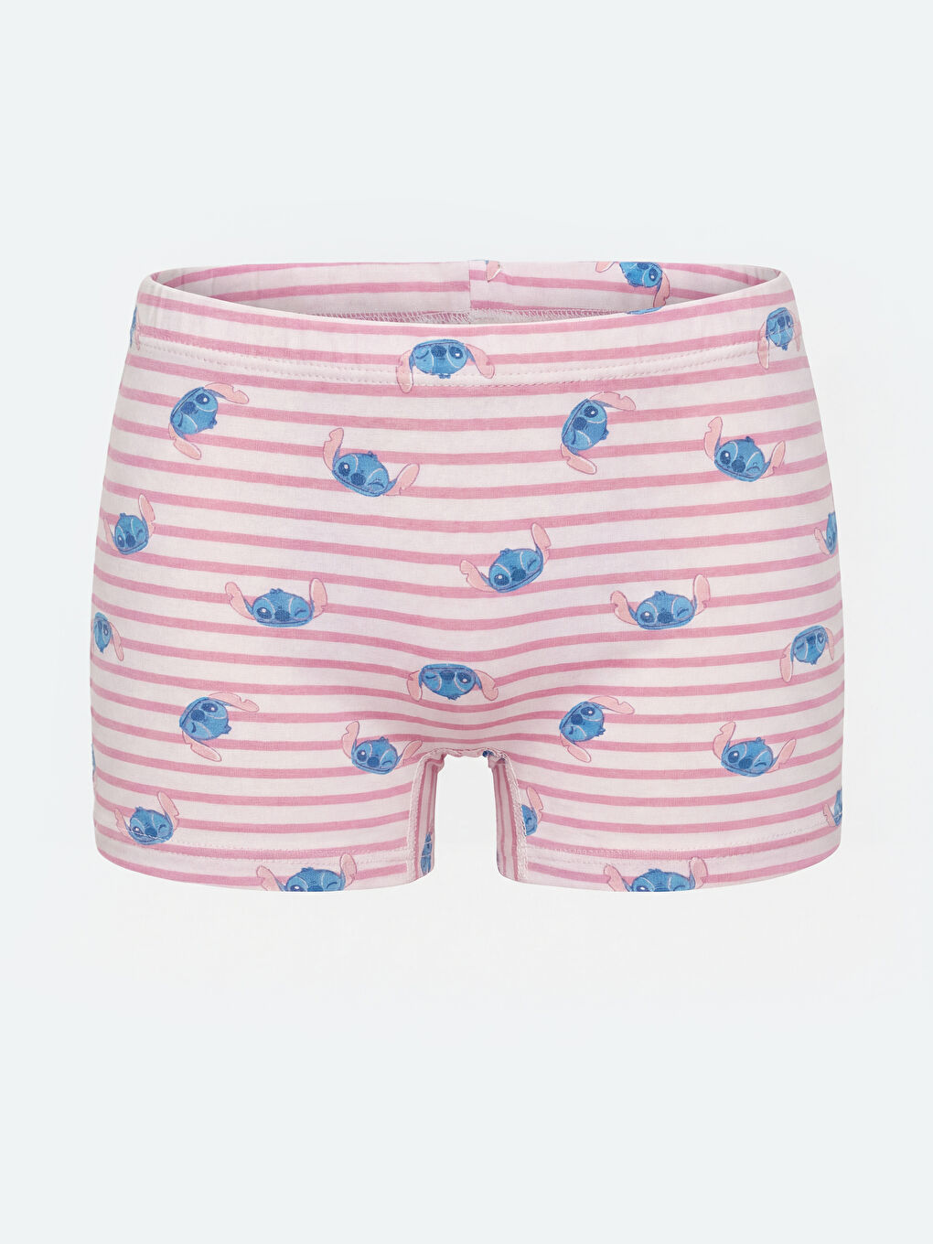 Pembe Kız Çocuk Lilo & Stitch Baskılı 3'lü Boxer-2