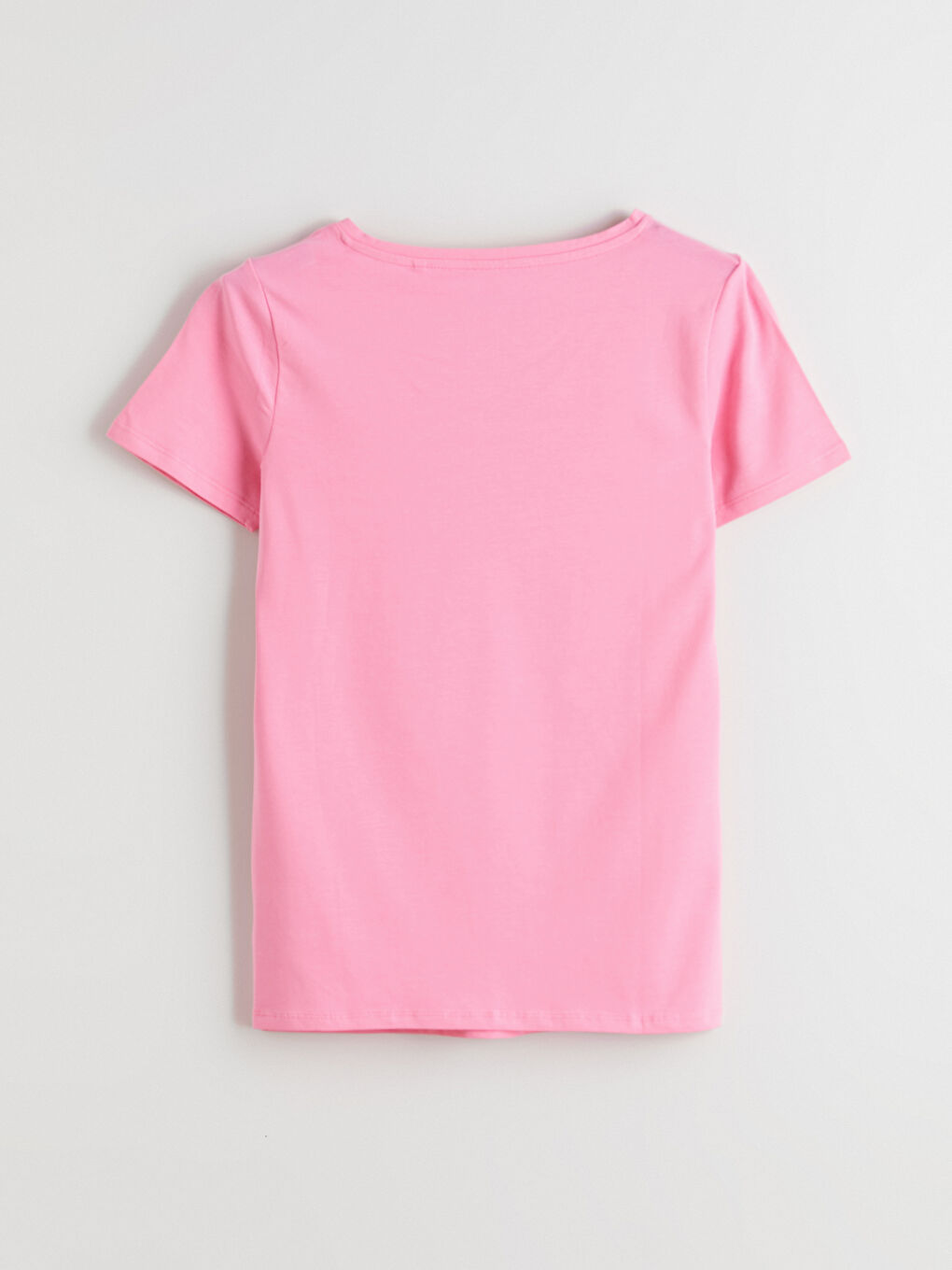 әйелдерге арналған v жағалы футболка-5