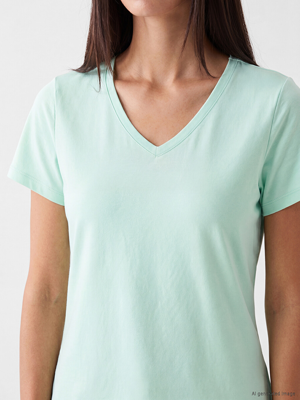 V Neck Women's Body-2