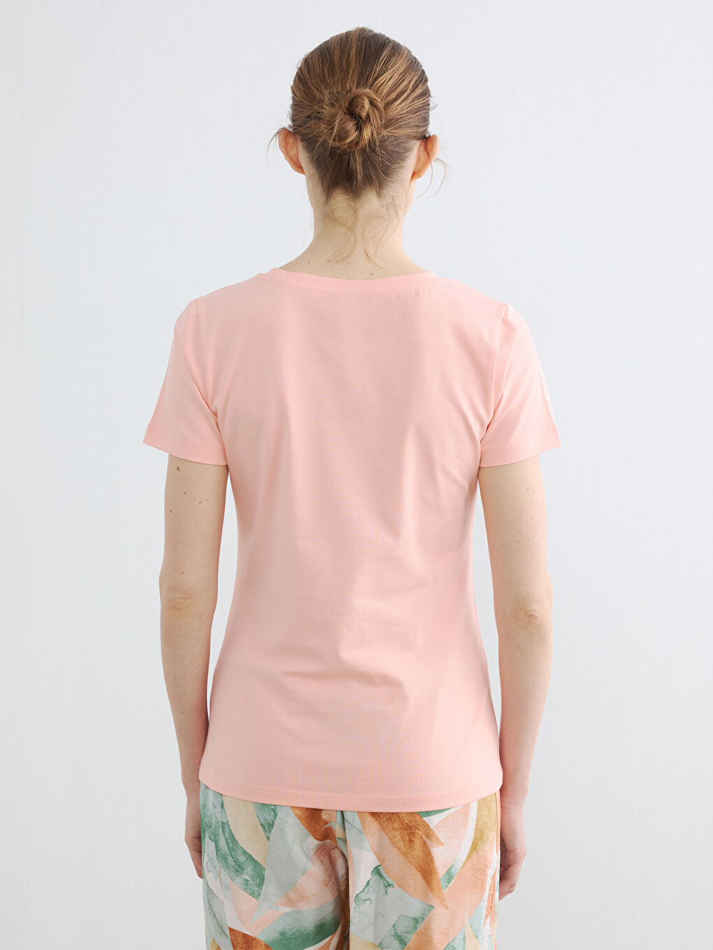 V Neck Women's T-Shirt-3