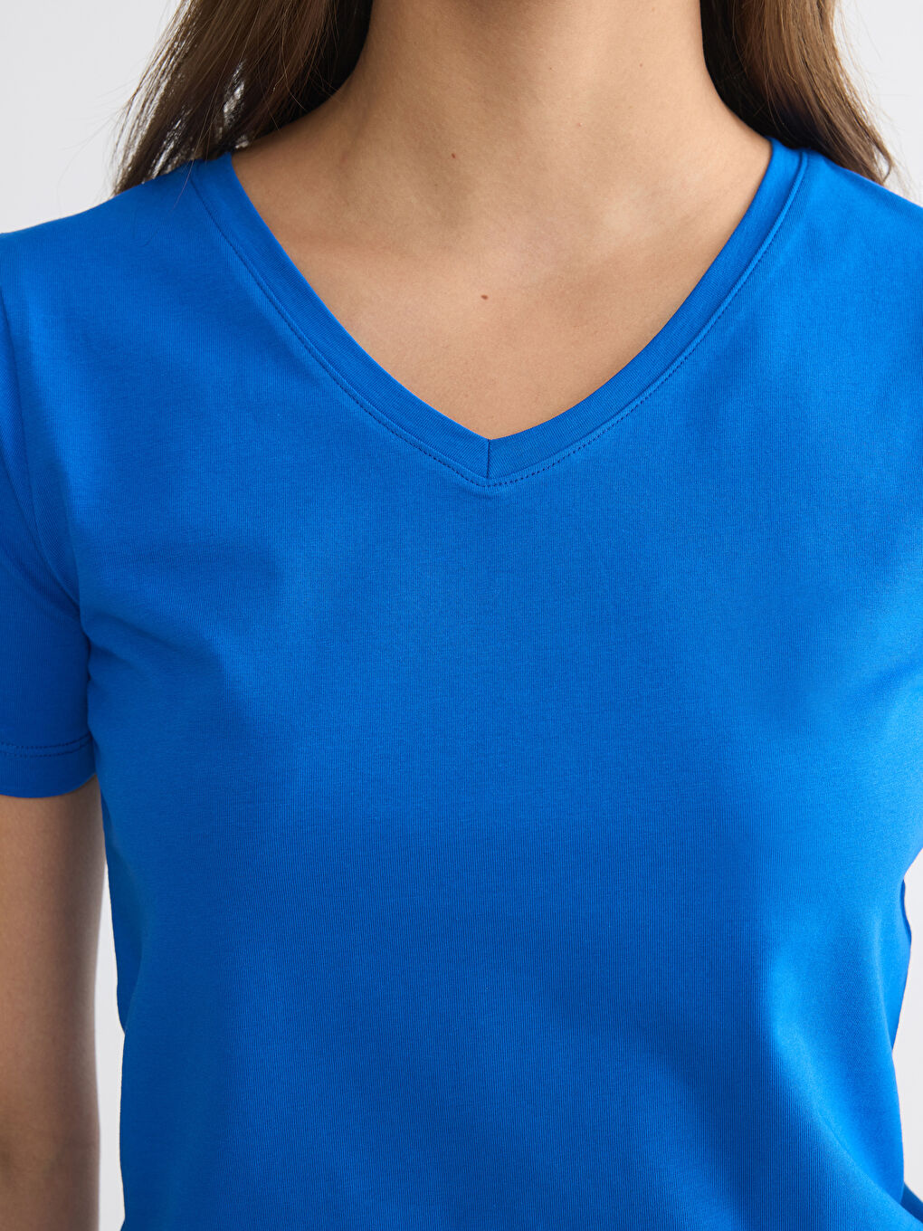 V Neck Women's T-Shirt-2