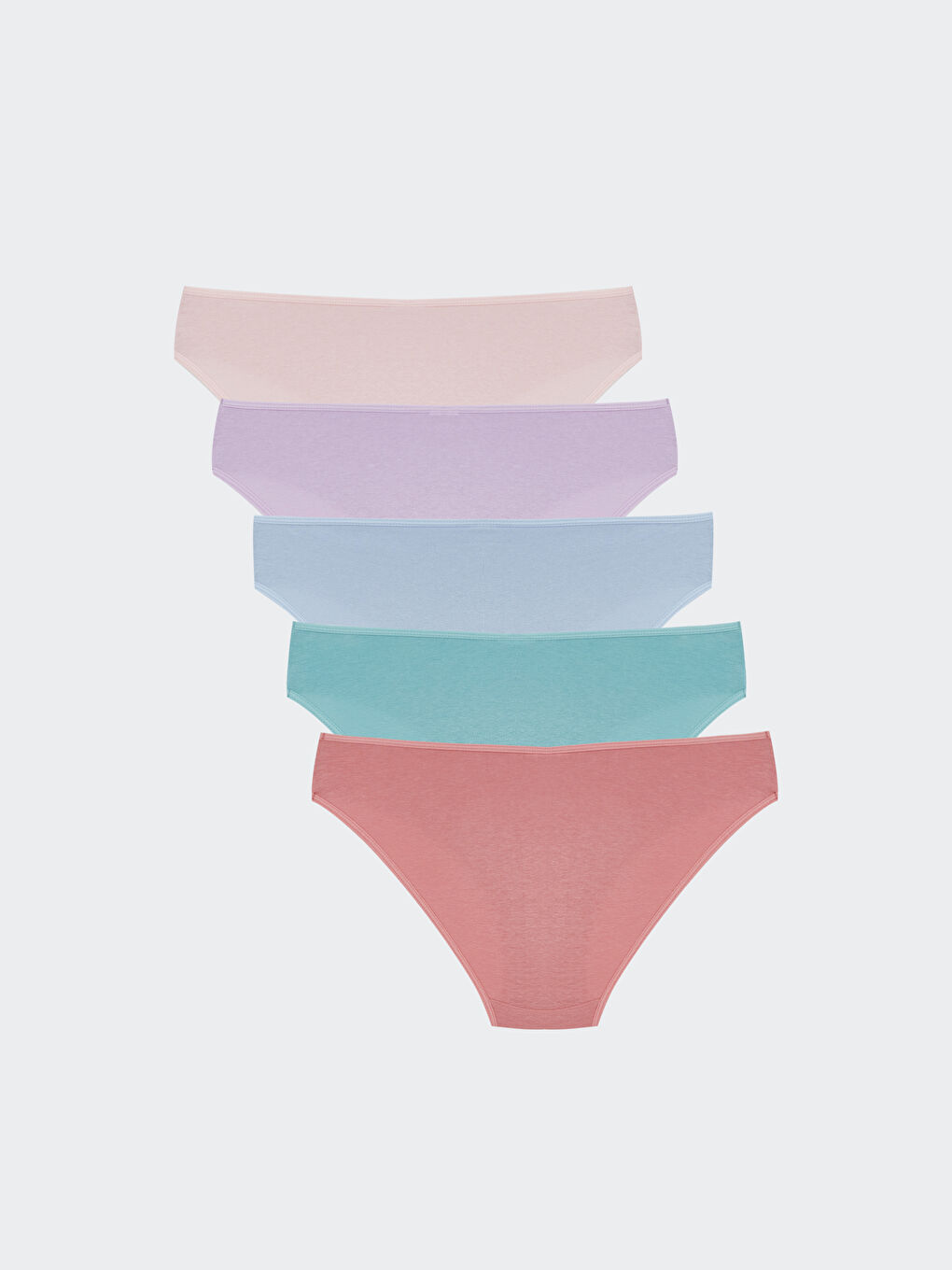 Трусики бикини с принтом, комплект из 5 штук-1