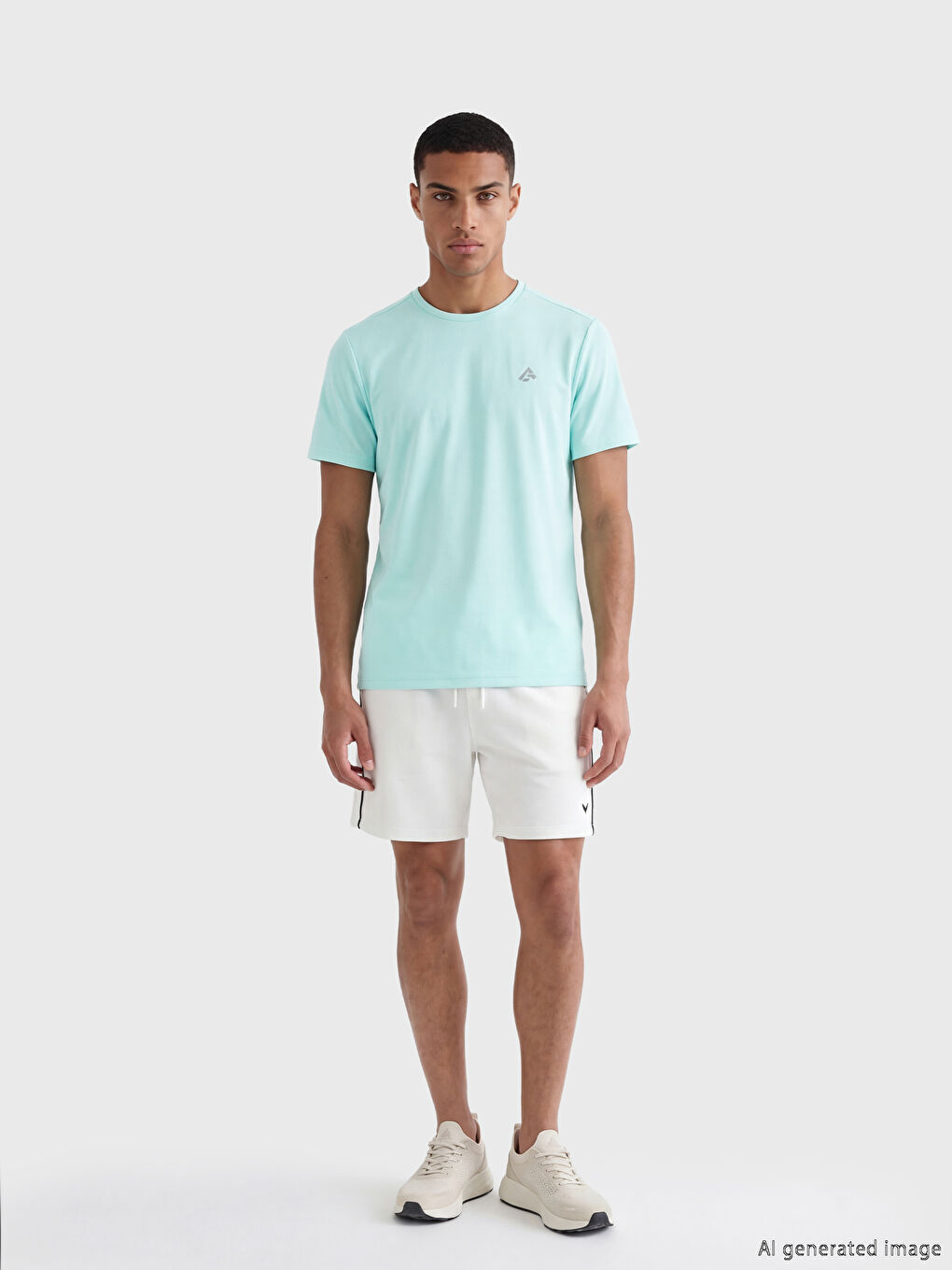 მრგვალი საყელო ნაბეჭდი მამაკაცის მაისური-1